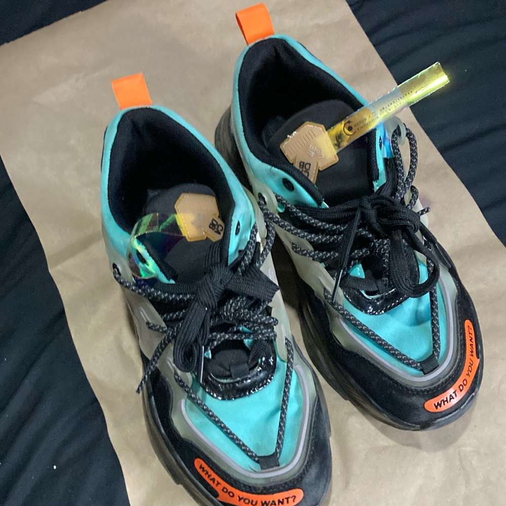 Used sneakers